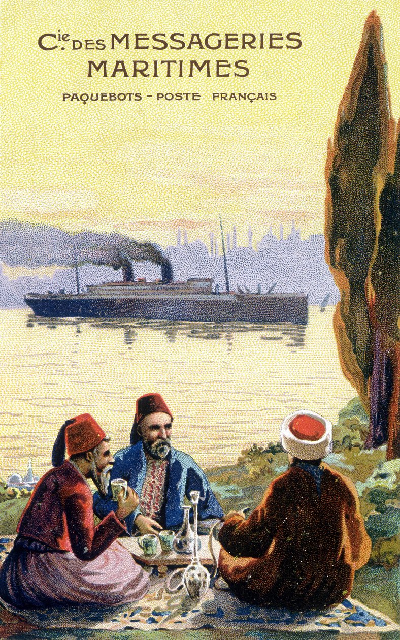 Tektura francuskiej firmy transportowej na całym świecie. autorstwa Unknown artist