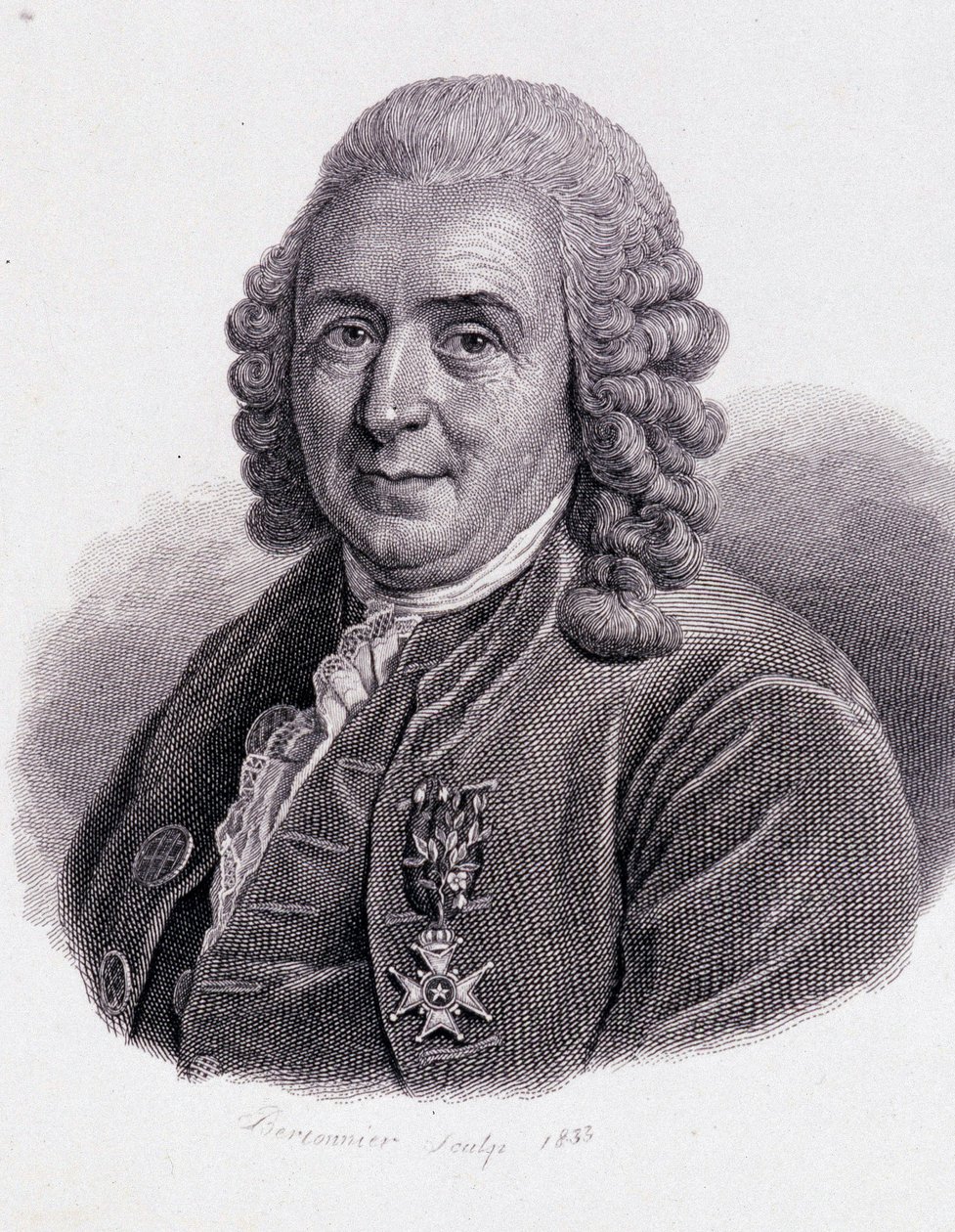 Carl Von Linné Szwedzki przyrodnik i pisarz (1707 - 1778) - w „Portrecie pożytecznych ludzi”” autorstwa Unknown artist