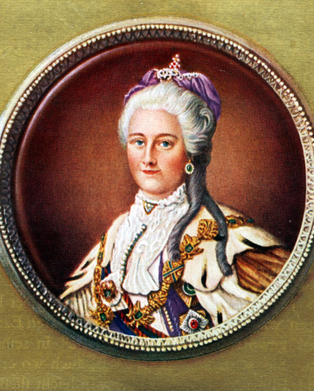 Katarzyna II Portret autorstwa Unknown artist