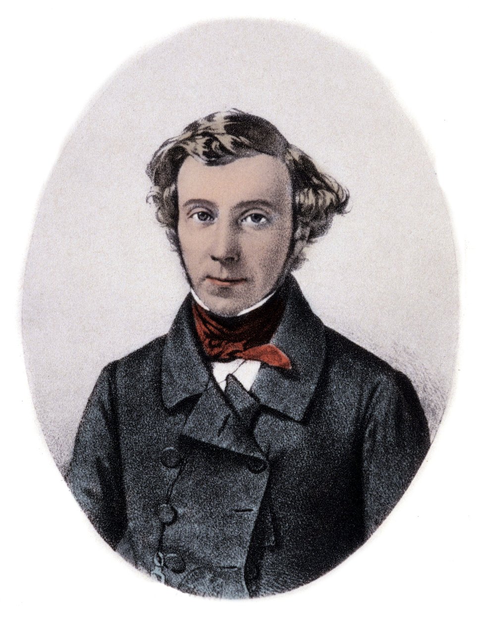 Charles-Alexis-Henri Clerel de Tocqueville (1805-59) - Portret Alexisa de Tocqueville (Alexis Charles Henri Cleral de Tocqueville) (1805 - 1859), francuskiego historyka i polityka. autorstwa Unknown artist