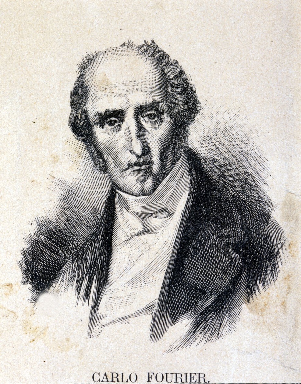 Charles Fourier (1772-1837), francuski filozof i ekonomista. autorstwa Unknown artist