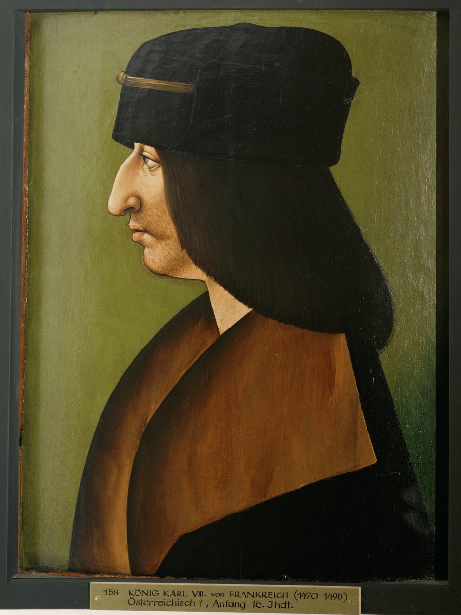 Karol VIII z Francji (obraz na drewnie) autorstwa Unknown Artist
