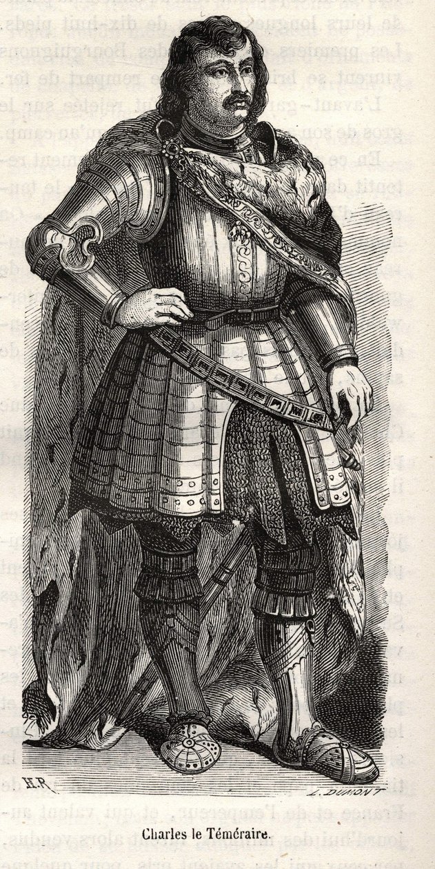 Karol Śmiały (1433-1477), książę Burgundii. autorstwa Unknown artist