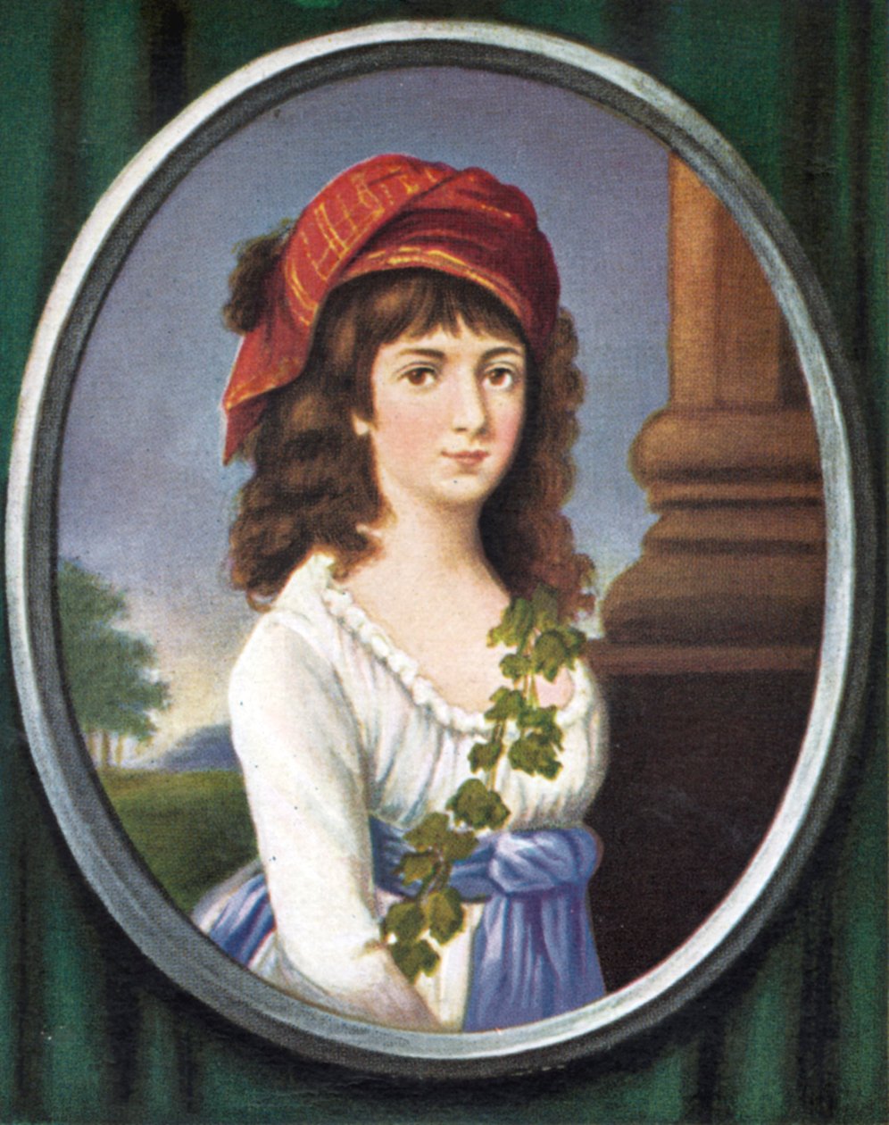 Portret Charlotte Corday autorstwa Unknown artist