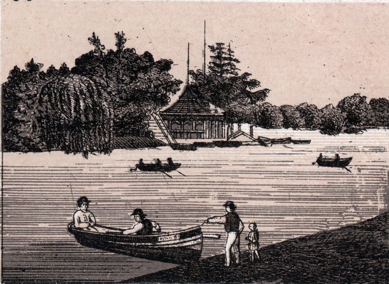 Chicago, Stany Zjednoczone: widok na Central Park. w „” Świat ilustruje 168 odsłon”” Niedatowany (koniec XIX wieku) autorstwa Unknown artist