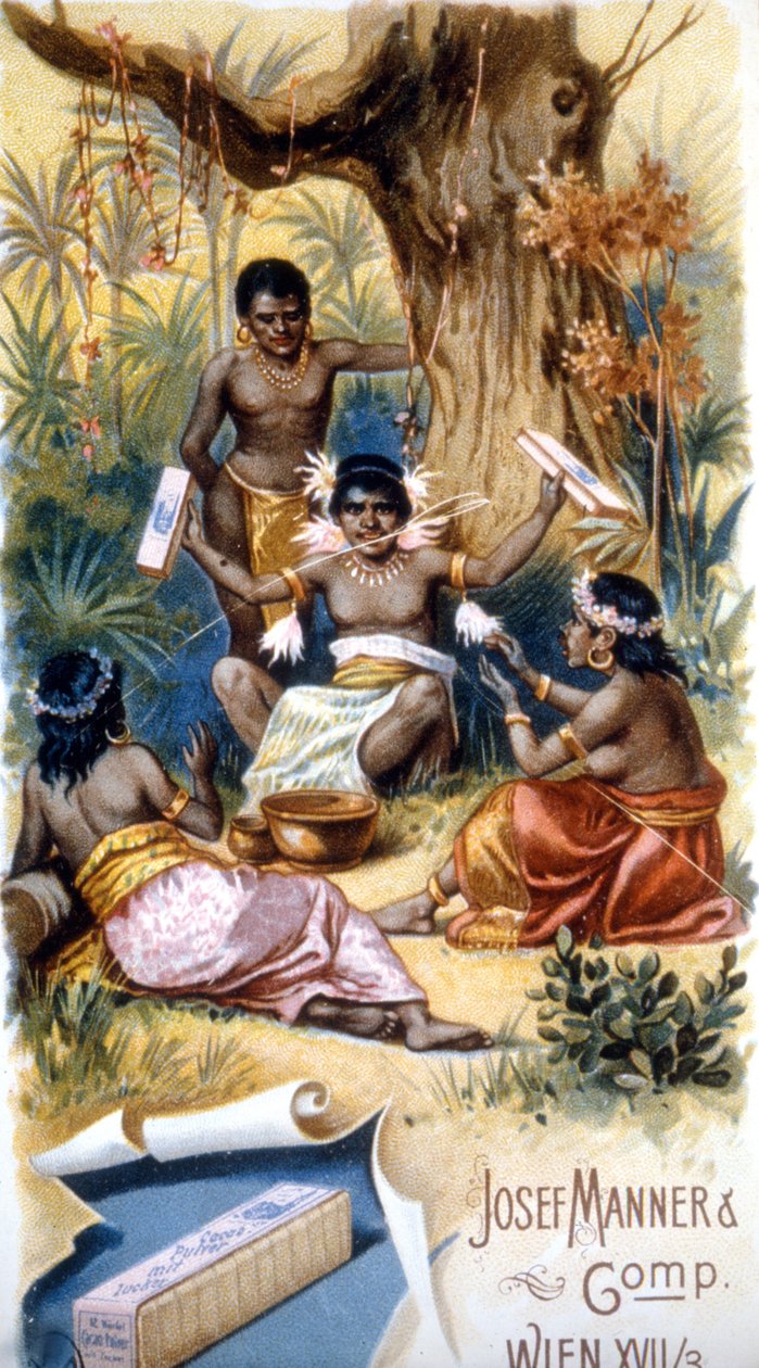 Reklama czekolady „Josef Manner & Gomp, Wiedeń””. autorstwa Unknown artist