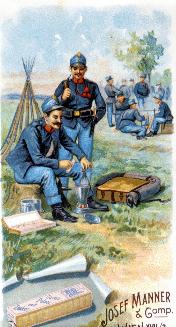 Reklama czekolady „Josef Manner & Gomp, Wiedeń””. autorstwa Unknown artist