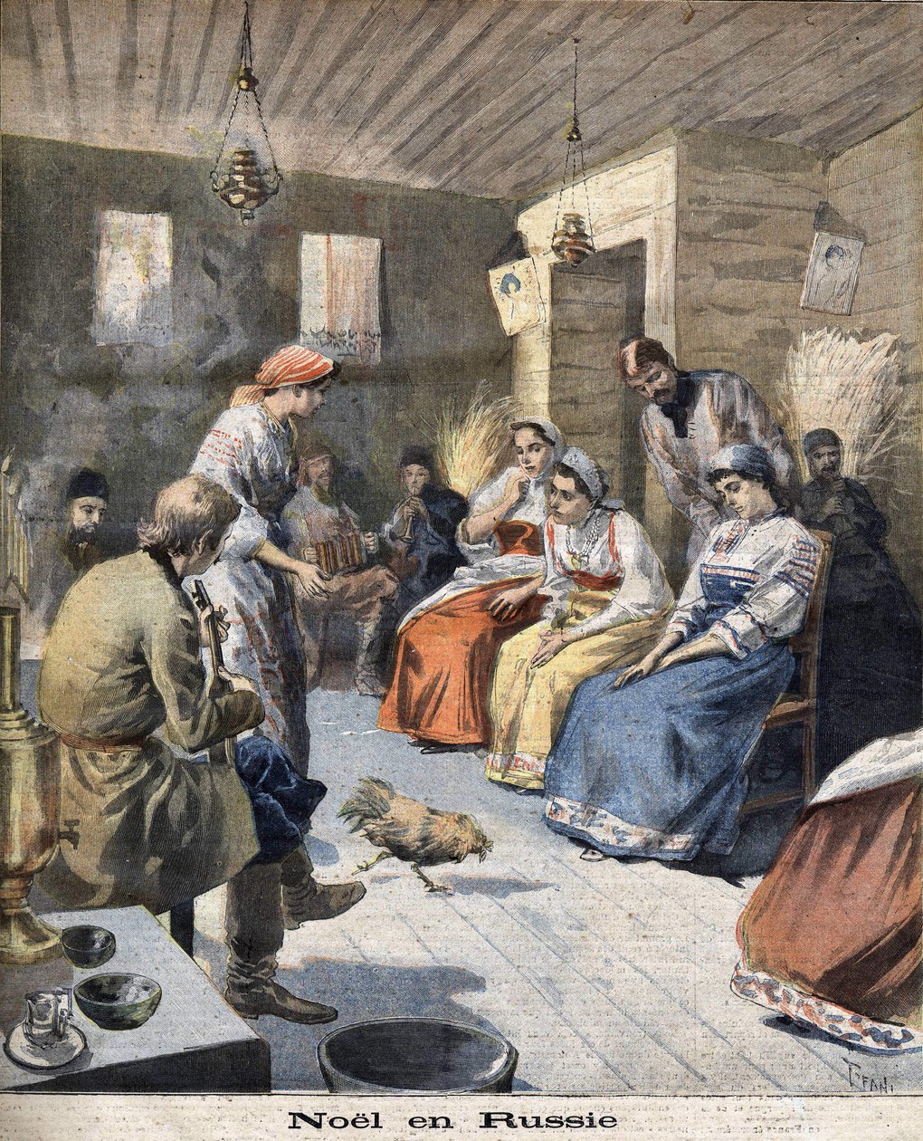 Boże Narodzenie w Rosji w 1894 r. autorstwa Unknown artist