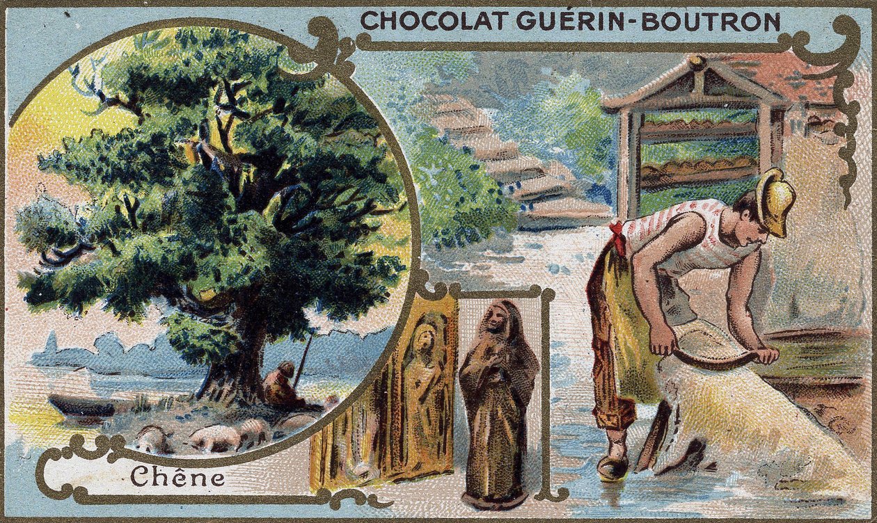 Chromolitograficzne opakowanie czekoladek Guérin Boutron. XIX wiek. autorstwa Unknown artist