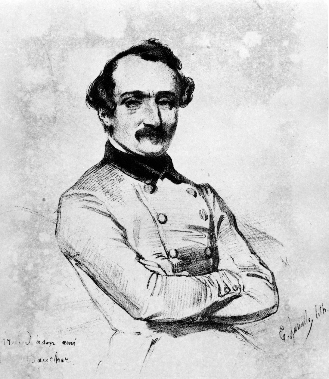 Cirque: portret Francois Bauchera - frontyspis, w „Dziełach wszystkich Bauchera”” autorstwa Unknown artist