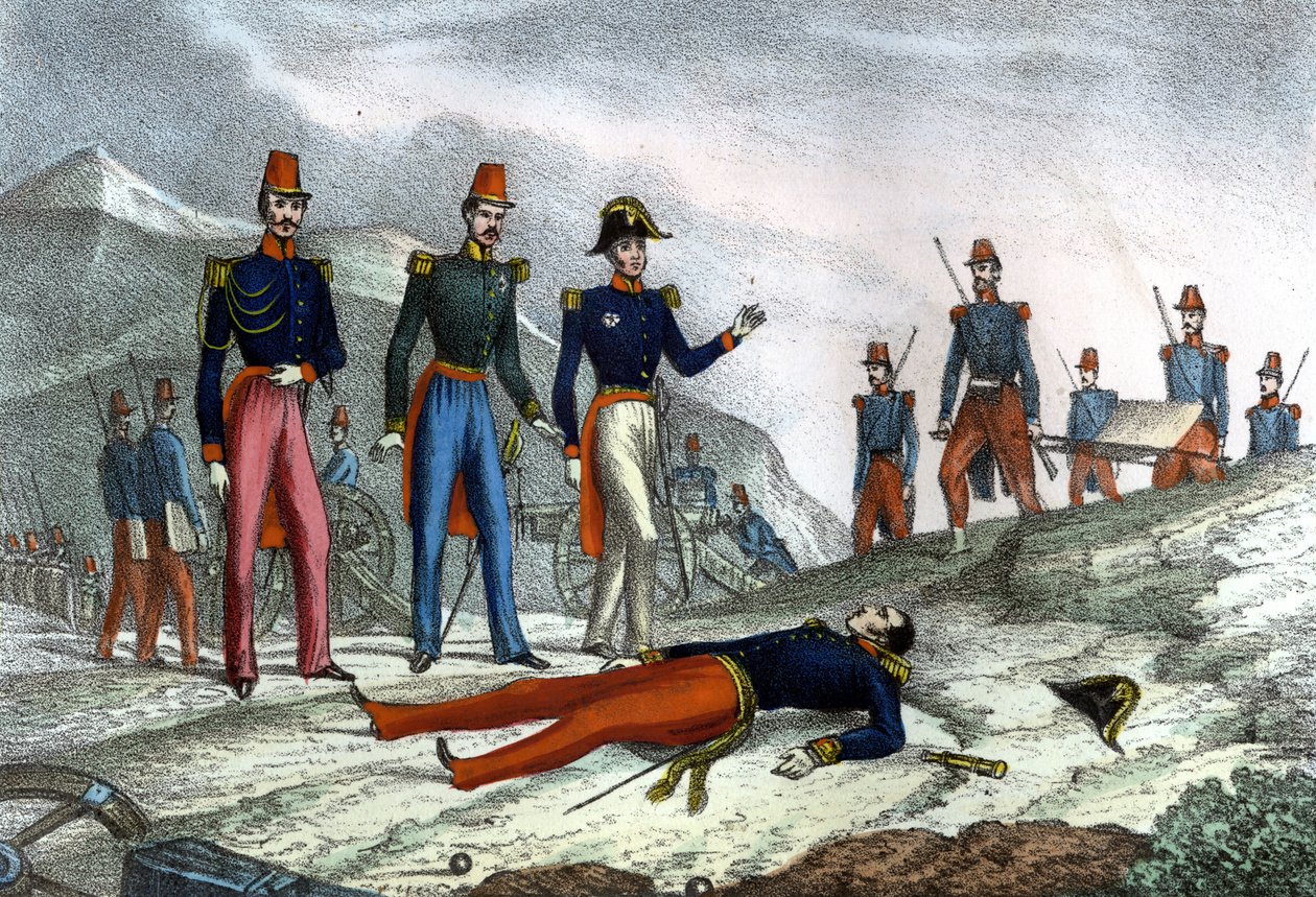 Podbój Algierii. Śmierć generała Danrémonta podczas zdobywania Konstantyna. 13 października 1837. w „L
