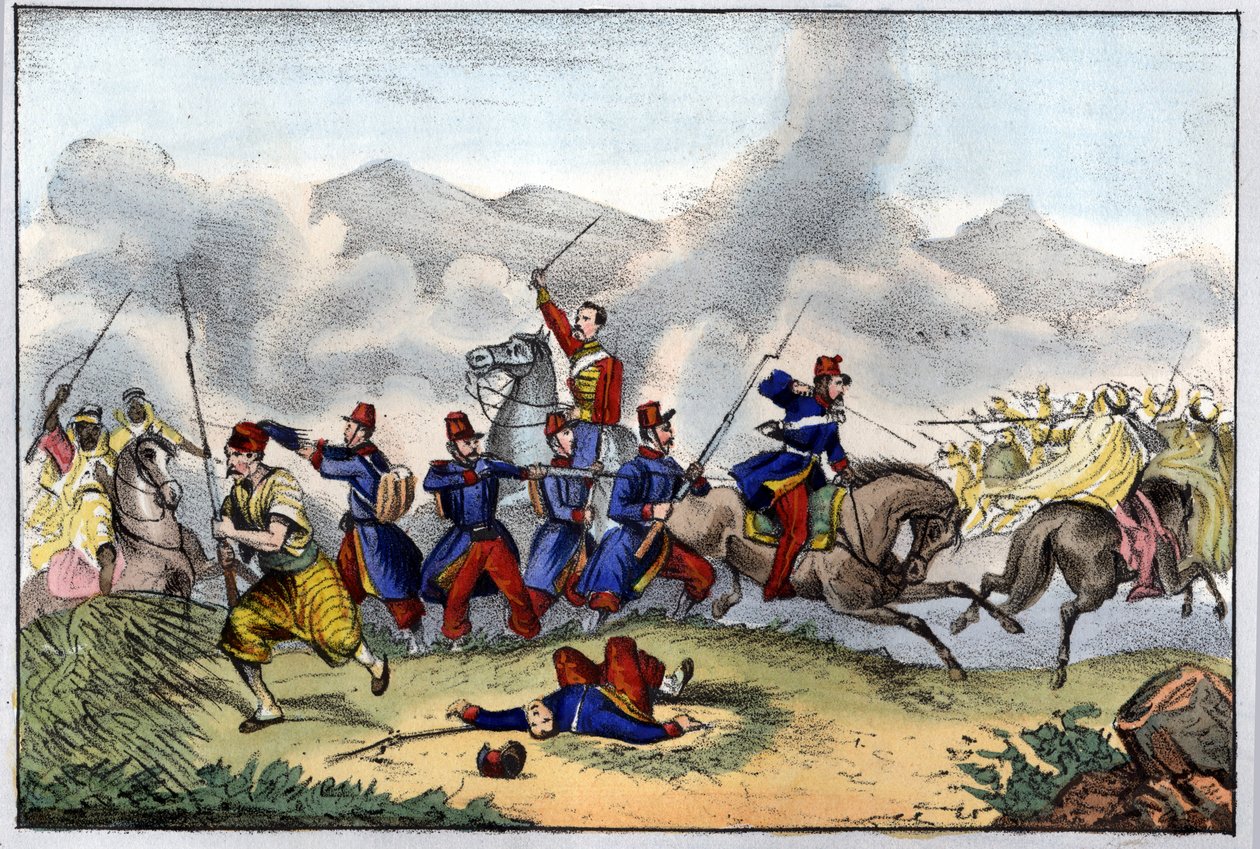 Podbój Algierii. Zabrany Konstantyna, 13 października autorstwa Unknown artist