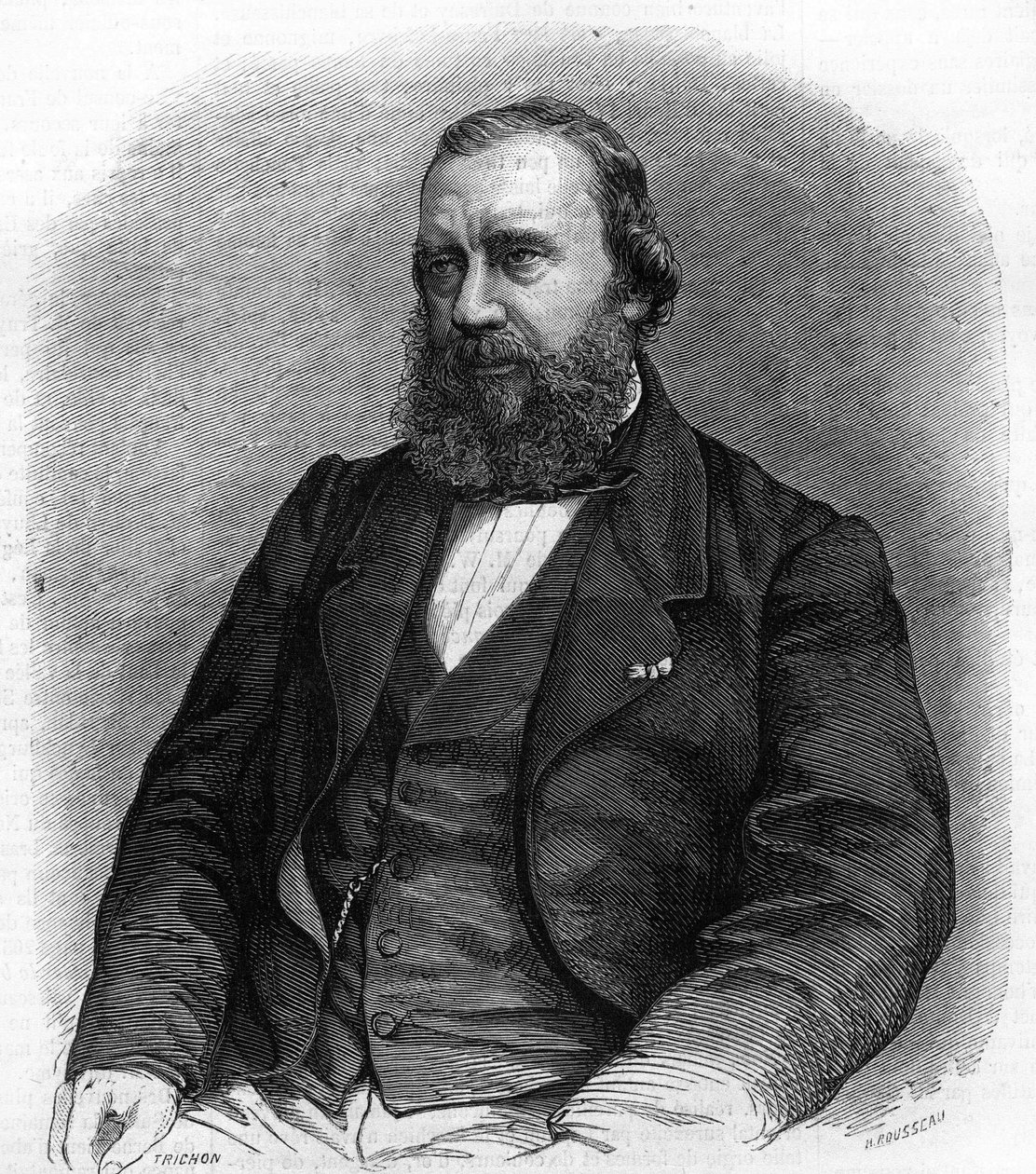 Constant Troyon (1810-1865), francuski malarz. autorstwa Unknown artist