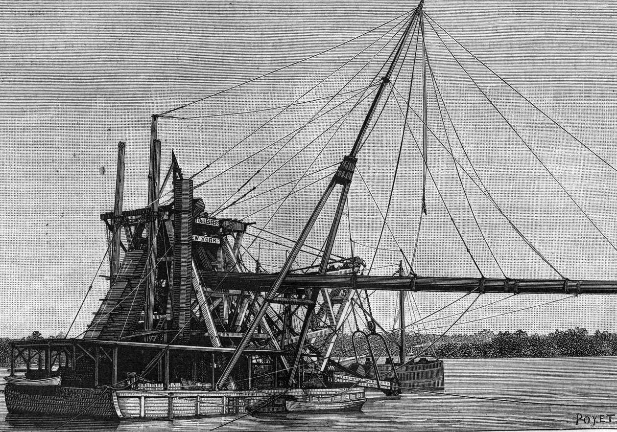 Budowa Kanału Panamskiego - drążenie Przesmyku Panamskiego autorstwa Unknown artist
