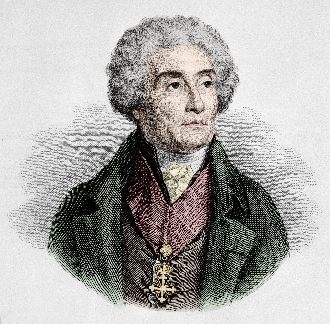 Hrabia Joseph de Maistre (1753-1821), francuski polityk, pisarz i filozof. Prywatna kolekcja mediolańska. autorstwa Unknown artist