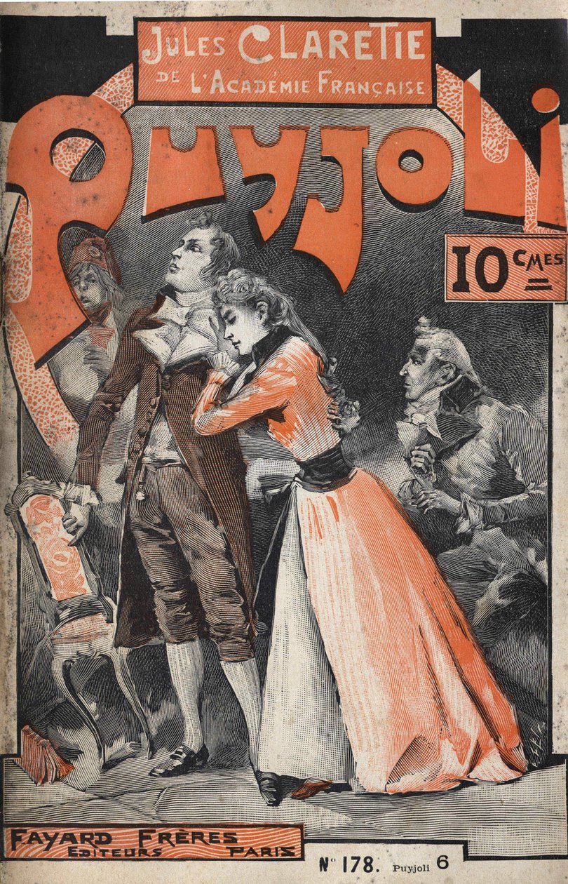 Okładka powieści „Puyjoli” (1890) Julesa CLARETIE (1840-1913). autorstwa Unknown artist