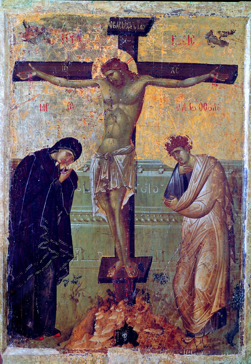 Ukrzyżowanie (ikona z XIII wieku) autorstwa Unknown artist