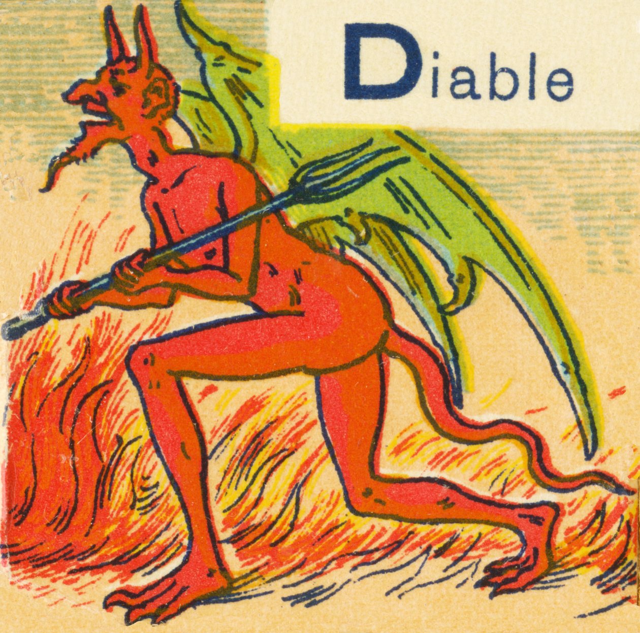 D jak Diabeł autorstwa Unknown artist