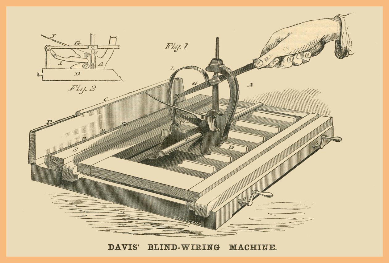 Davis Blind Wiring Machine autorstwa Unknown Artist