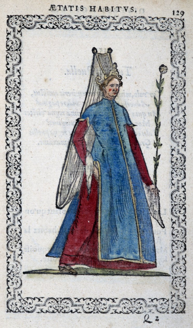 Demoiselle de Turk - w „”Habits et effigies”” Jeana Sulperiusa autorstwa Unknown artist