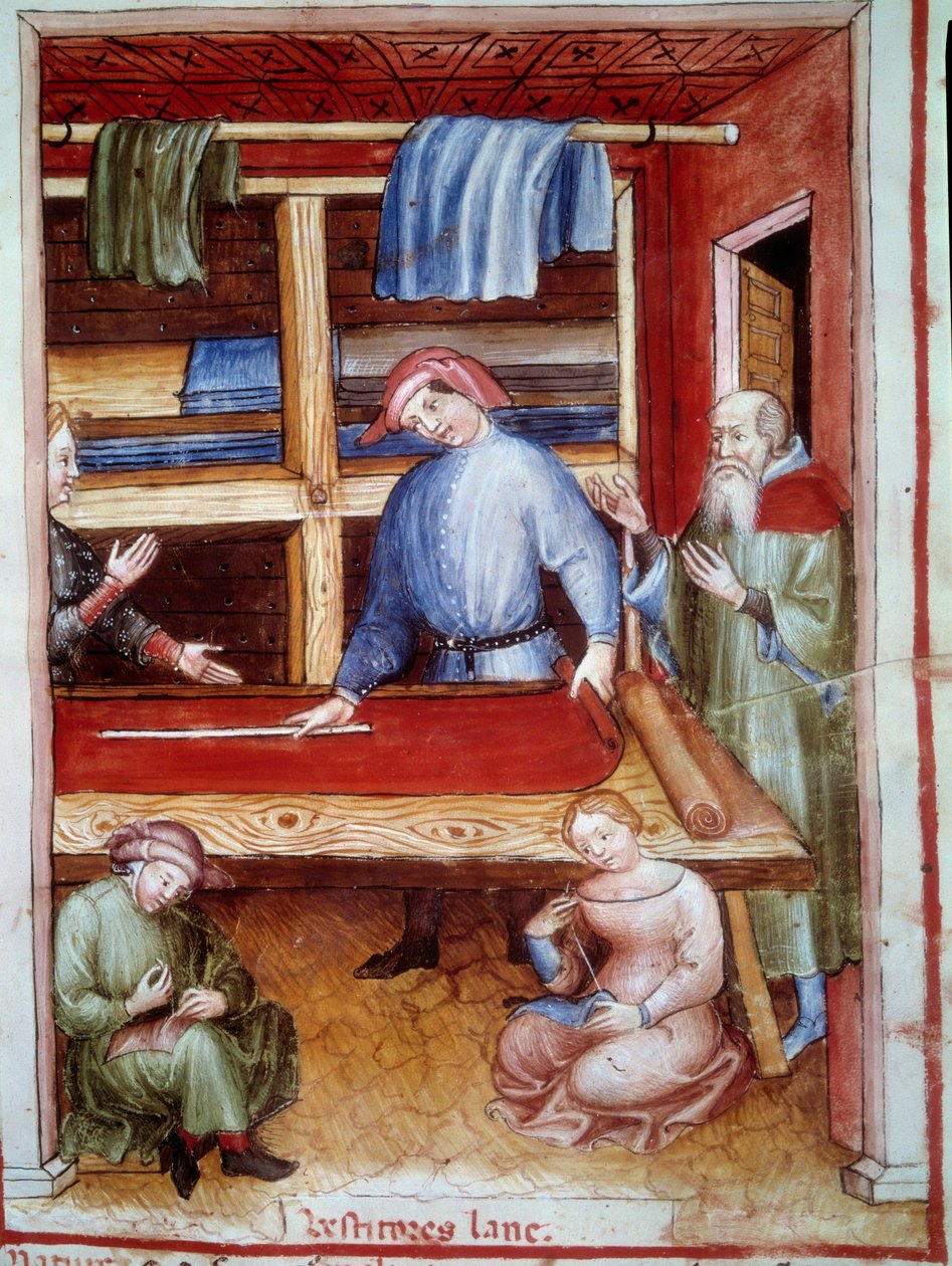 Drapier sklep Illuminure z handlu lekami i dietetykami „”Tacuinum sanitatis”” autorstwa Unknown artist