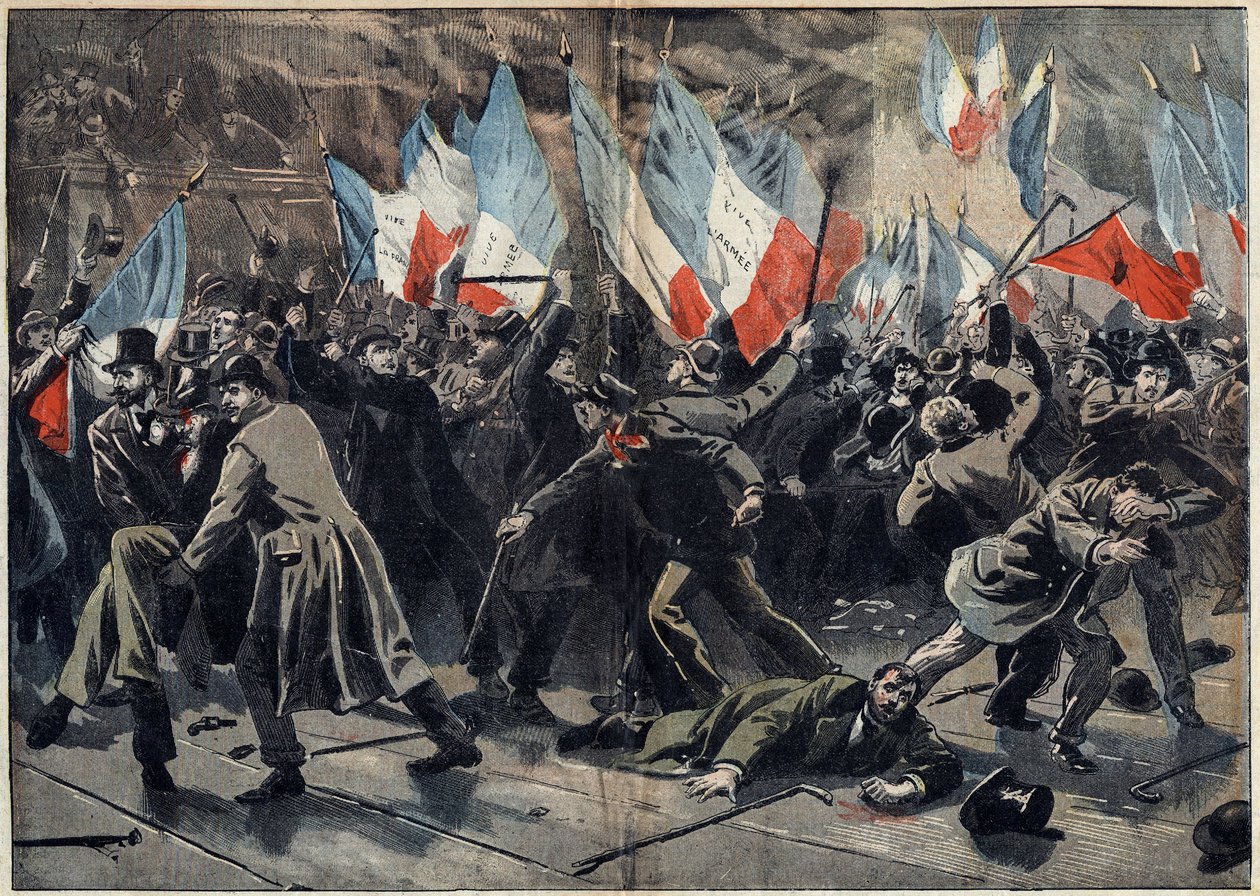 Sprawa Dreyfusa - Paryż - 17 stycznia autorstwa Unknown artist