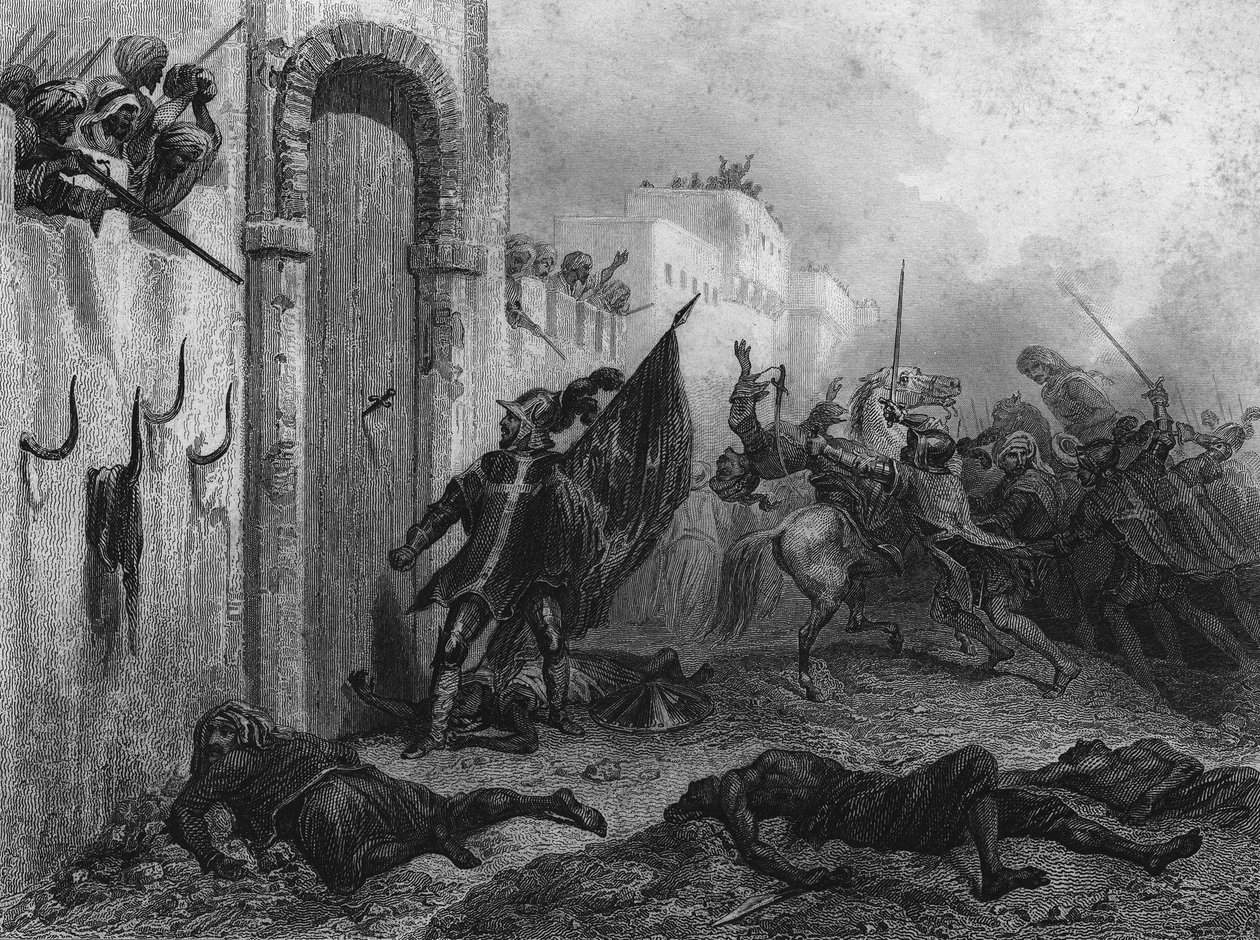 Podczas oblężenia Algieru przez Karola V w październiku 1541 r. francuski sir Pons de Balaguer, rycerz Malty, wbił sztylet w bramę Bab-Azoun, mówiąc: „Wrócimy”. W „”L