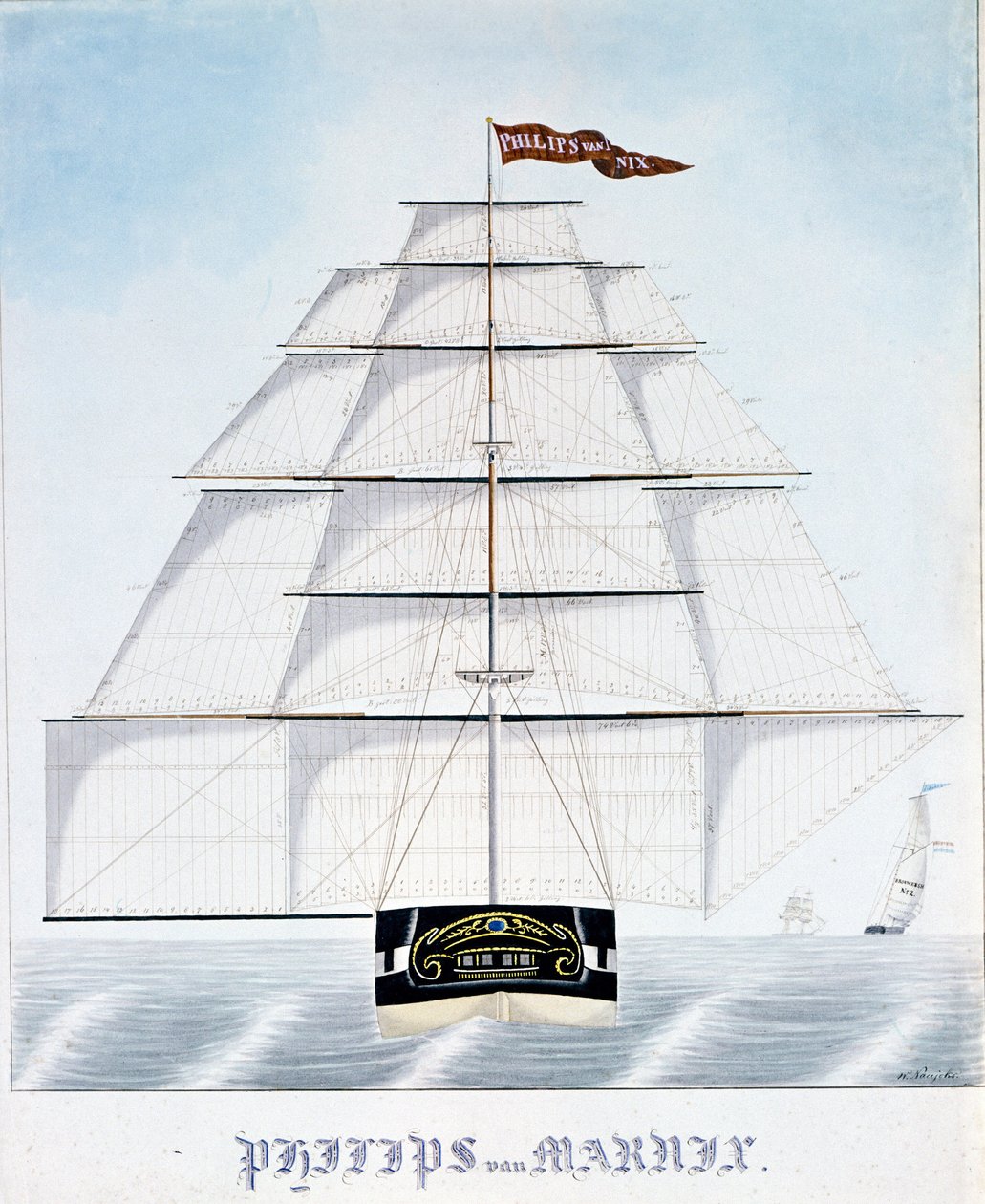 Holenderska maszynka do strzyżenia Philip van Marnix wyposaża dodatkową sprzedaż Ilustracja autorstwa W. Naujoks. 19 wiek autorstwa Unknown artist