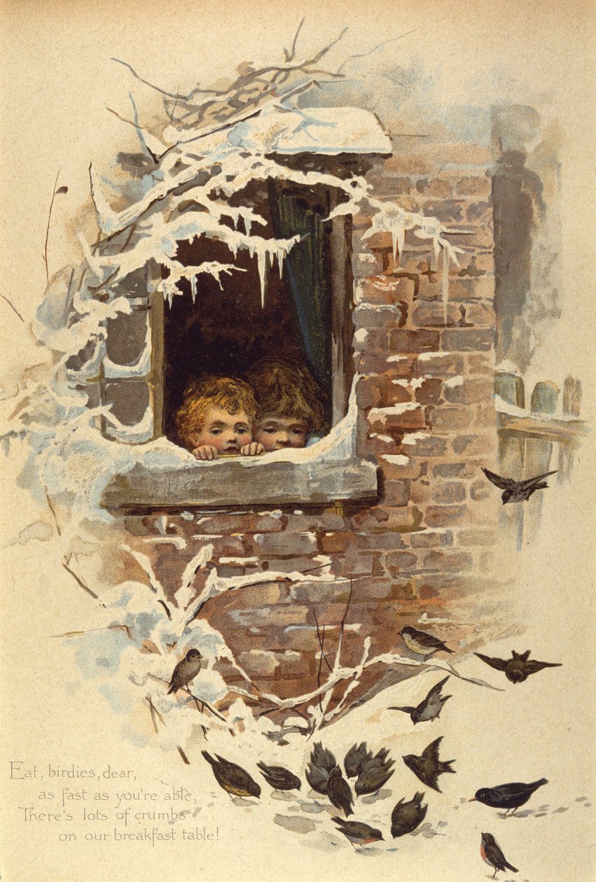 Jedz ptaszki drogie tak szybko, jak potrafisz, ok. 1895 r. autorstwa Unknown