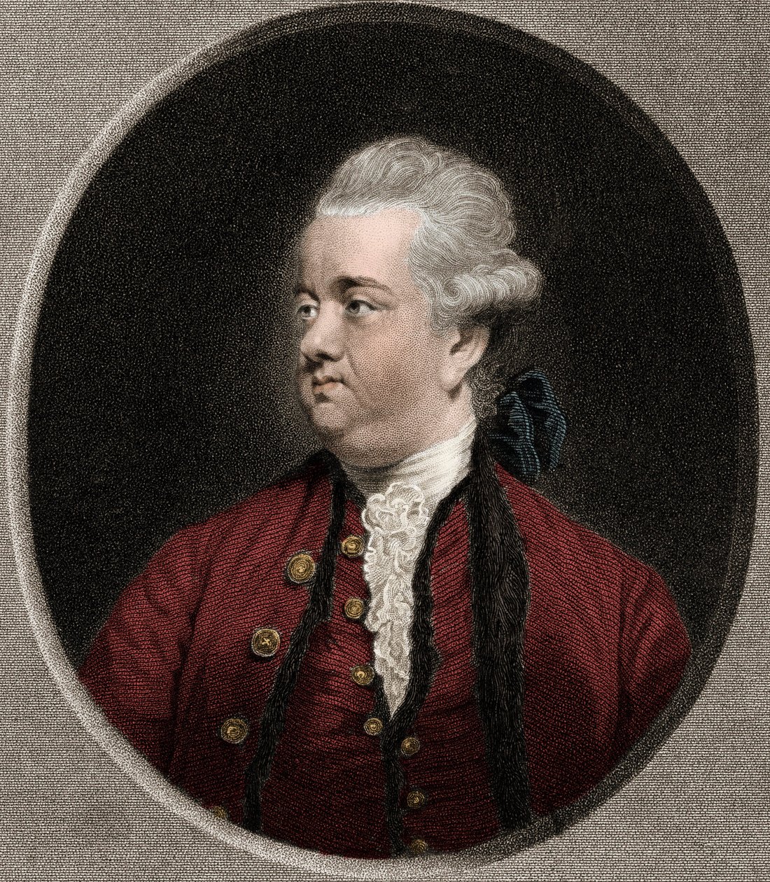 Edward Gibbon 1737-1794 - rycina - XIX wiek autorstwa Unknown artist