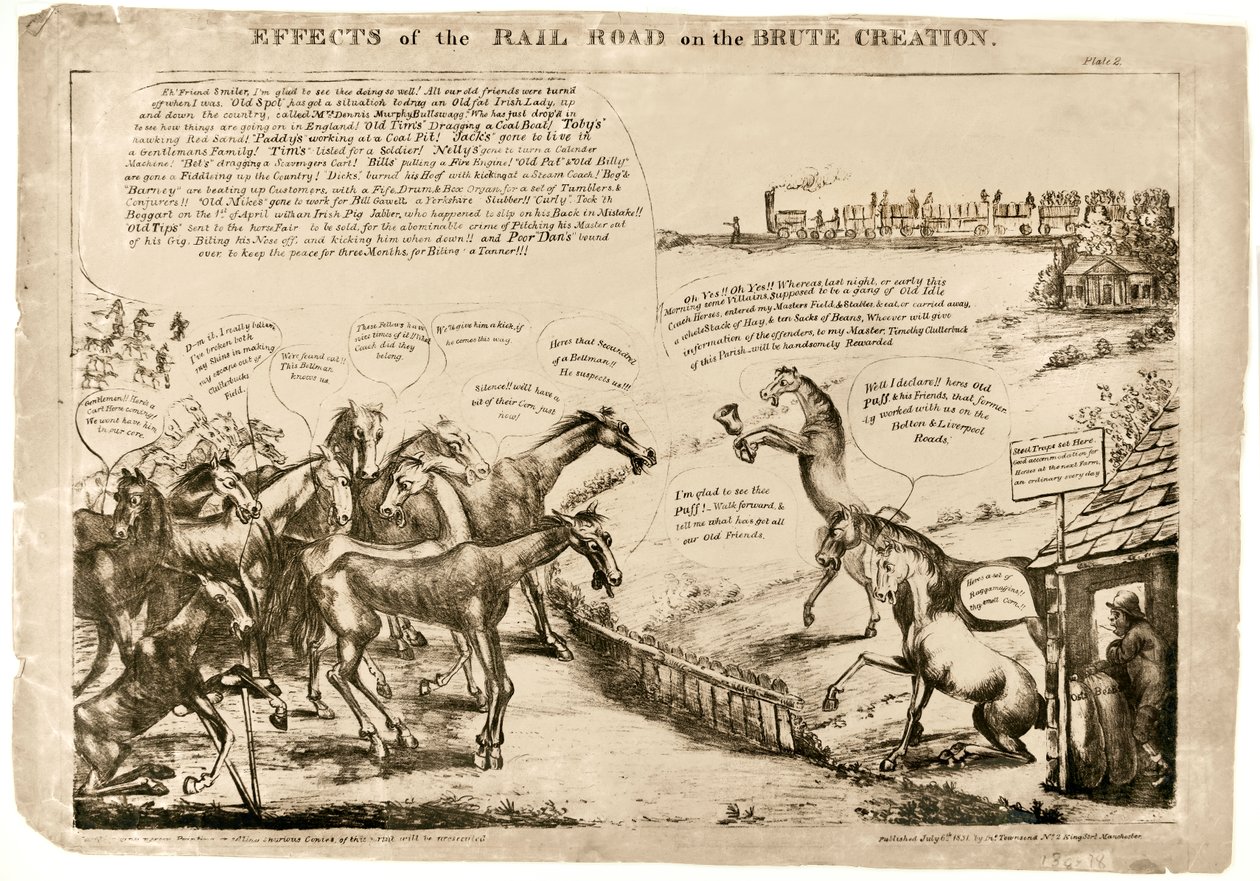 Wpływ drogi kolejowej na Brute Creation nr 2 autorstwa Unknown artist