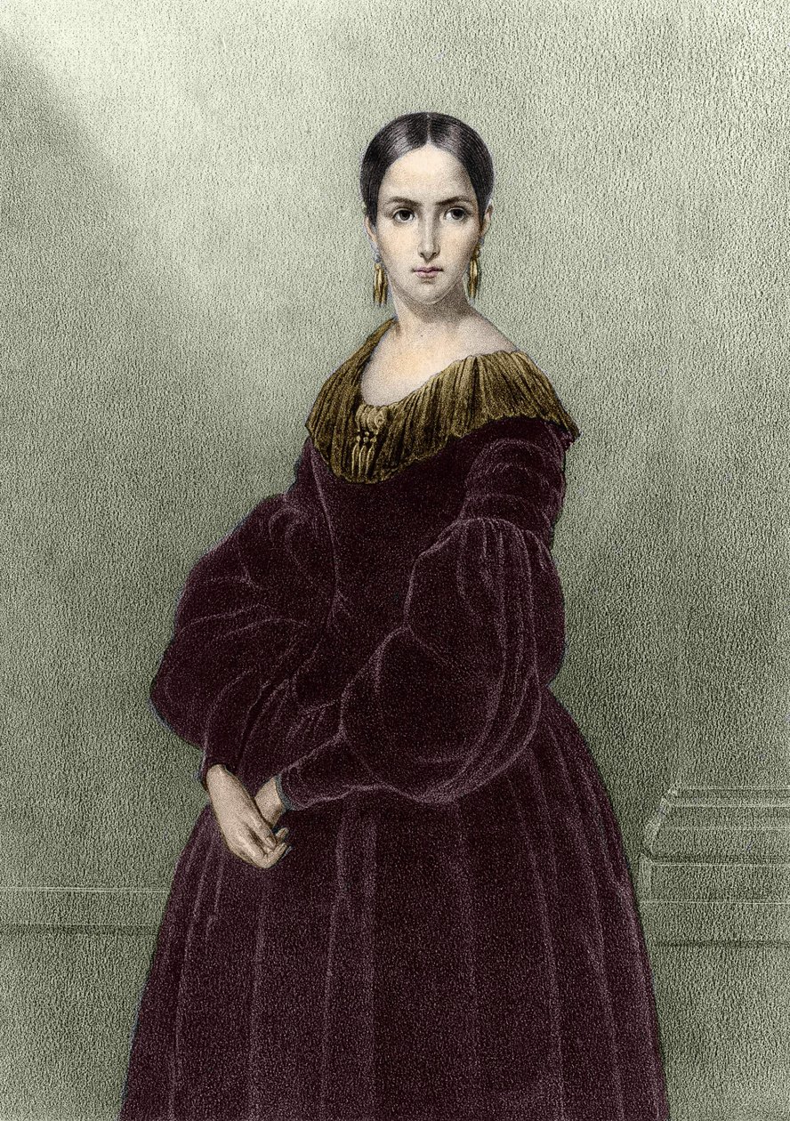 Elisabeth Rachel Félix, znana jako Mademoiselle Rachel (1821-1858), francuska tragiczka. autorstwa Unknown artist