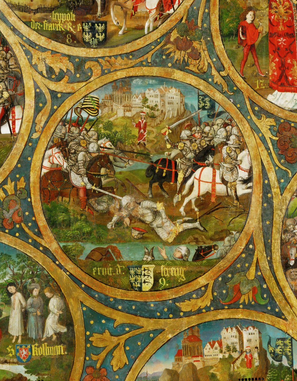 Ernst "der Strenge" - odważny margrabia Austrii autorstwa Unknown Artist