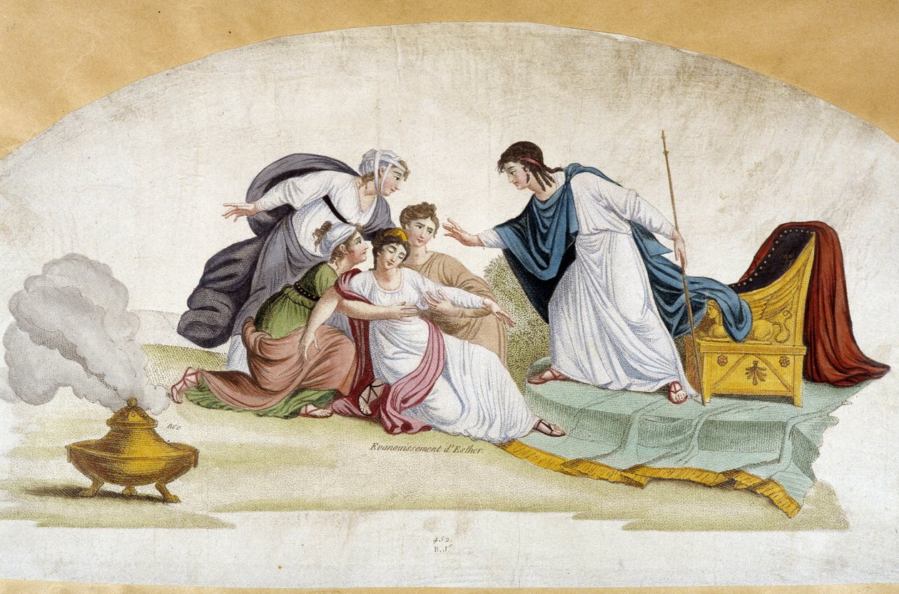 omdlenie Estery - projekt fanowski, ok. 1930 r. 1810. autorstwa Unknown artist