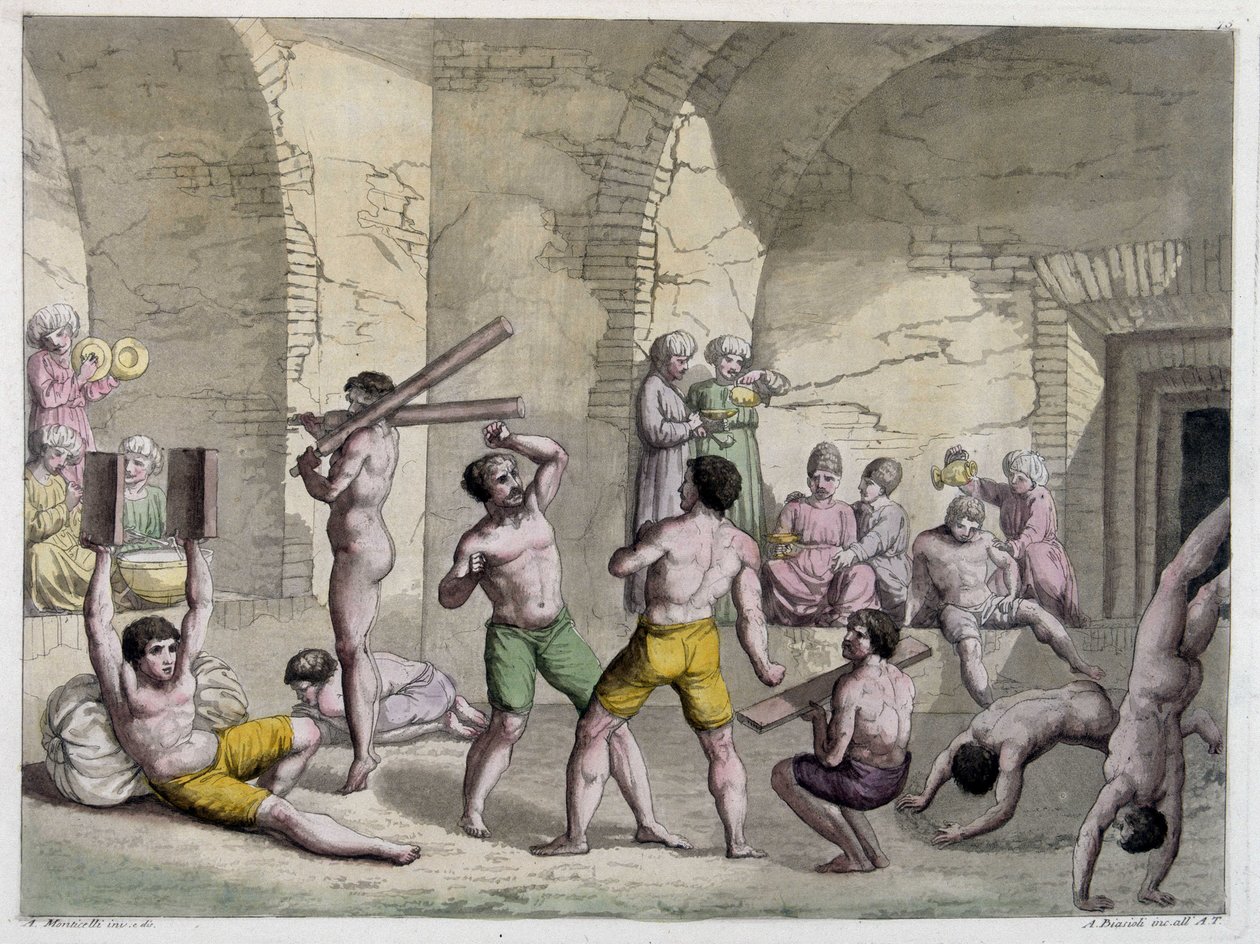 Eur Kaneh czyli dom różnych ćwiczeń ciała, Persja. autorstwa Unknown artist