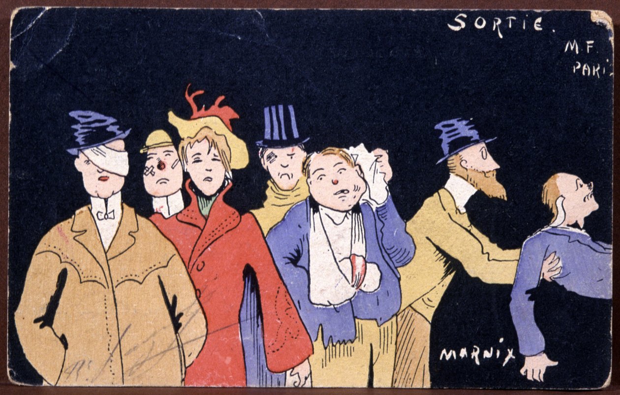 Wyjście M. F. Paki, początek XX wieku (ilustracja) autorstwa Unknown Artist