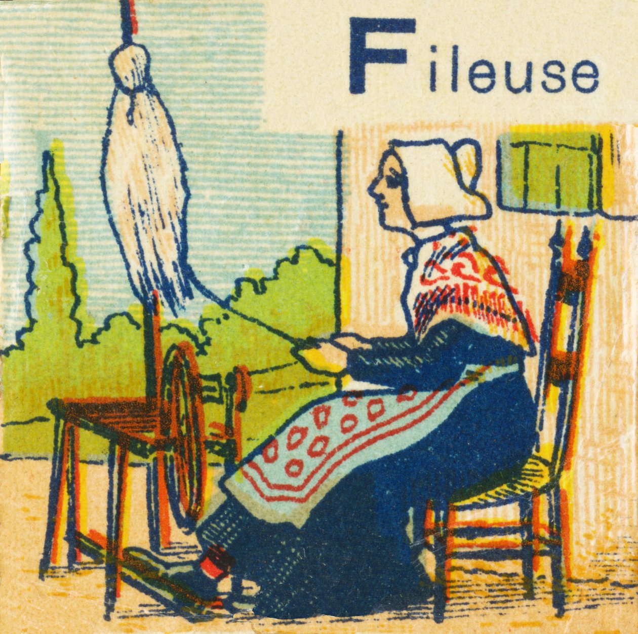 F jako Spinner autorstwa Unknown artist