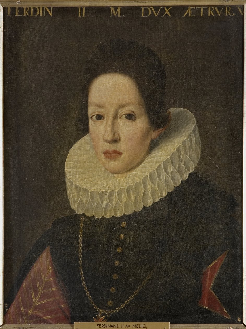 Ferdynand II de Medicis - Portret Ferdynanda II Medyceusza, Wielkiego Księcia Toskanii (1610-1670), Anonim. Olej na płótnie. Wymiar: 64x49 cm. Muzeum Narodowe w Sztokholmie autorstwa Unknown artist