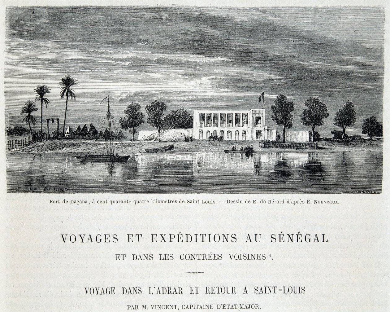 Fort de Dagana autorstwa Unknown artist
