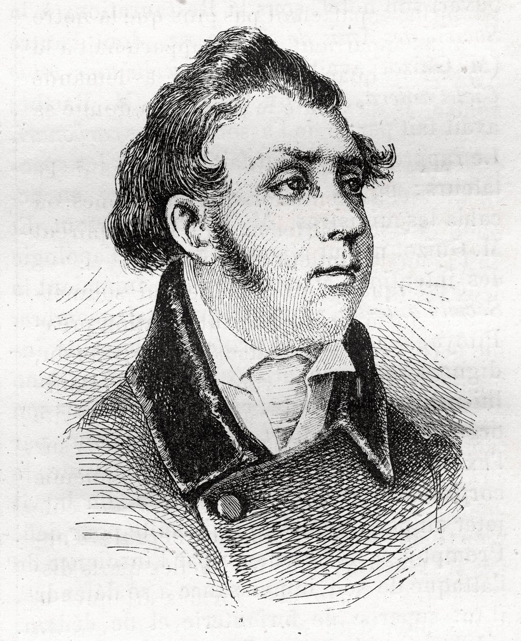 Francois Charles (Francois-Charles) Dulong - francuski prawnik i polityk - 1792-1834 - grawer autorstwa Unknown artist