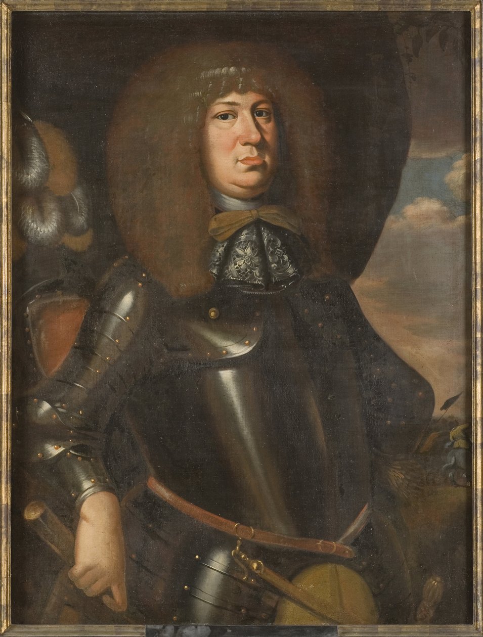Frederic II de Hesse Hombourg - Portret landgrafa Fryderyka II Hesse-Homburg (1633-1708), Anonim . Olej na płótnie, II poł. XVII w. Wymiar : 107,5x83,5 cm. Muzeum Narodowe w Sztokholmie autorstwa Unknown artist