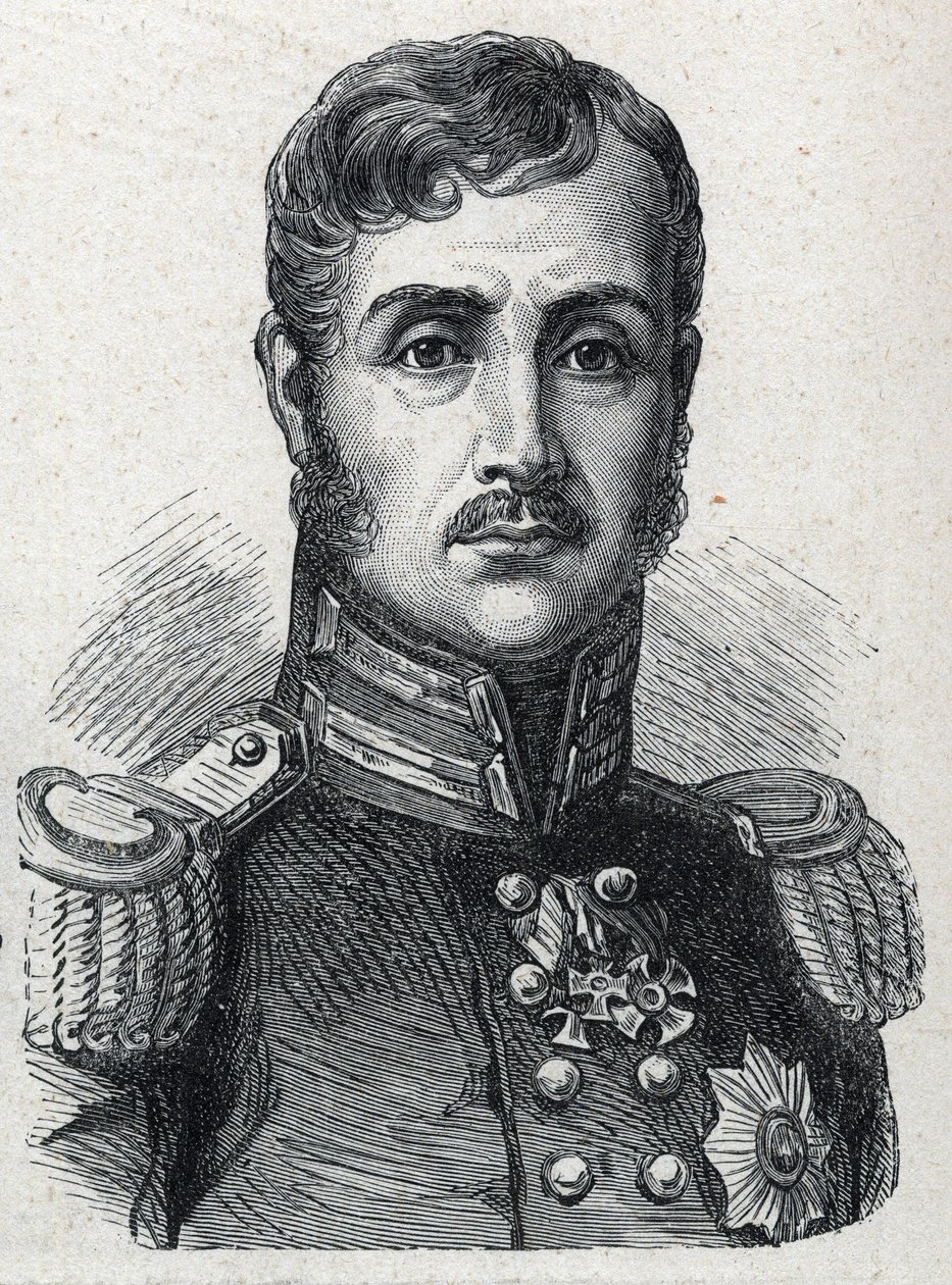 Fryderyk Wilhelm III Pruski - Portret Fryderyka Wilhelma III Prus (1770-1840) Król Prus autorstwa Unknown artist