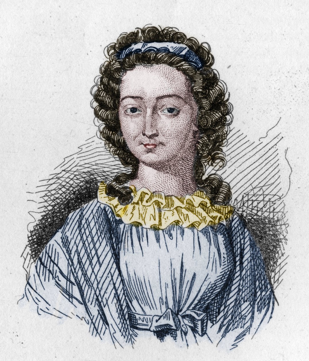 Rewolucja Francuska 1789: Portret bohaterki rewolucji Melle (Mademoiselle) (Marie) de Sombreuil (1774 1823). autorstwa Unknown artist