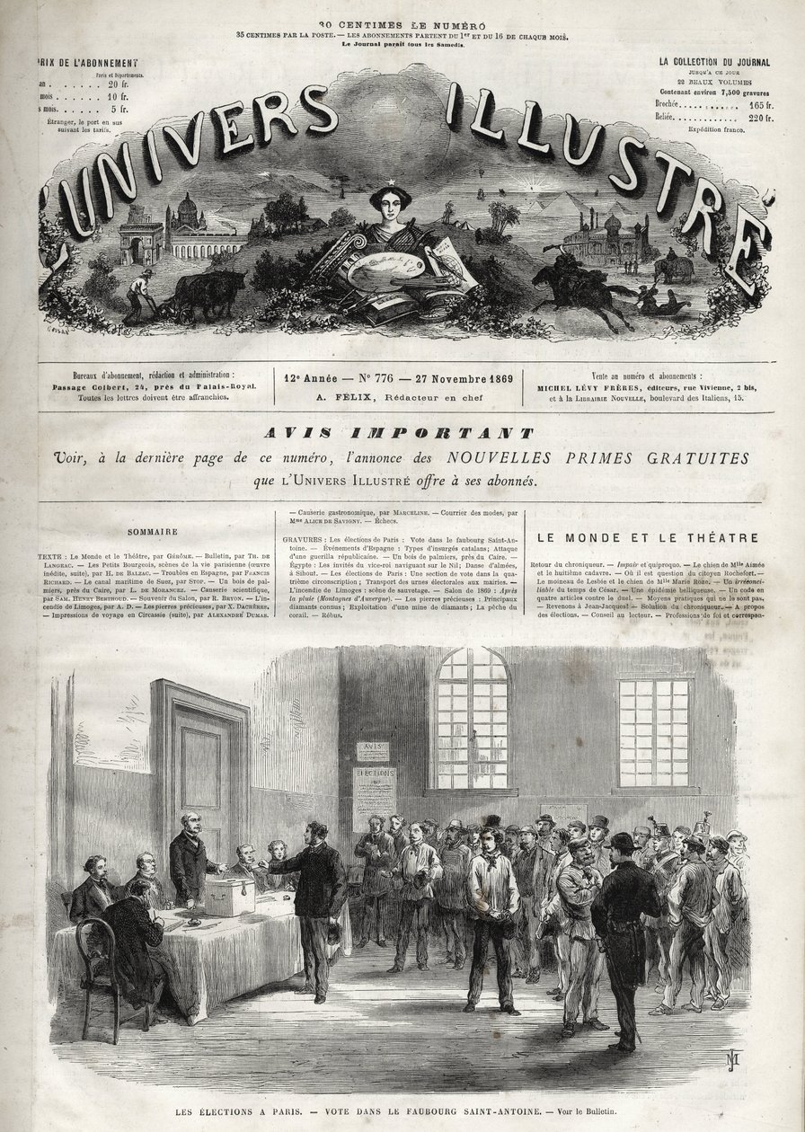 Wybory parlamentarne we Francji autorstwa Unknown artist