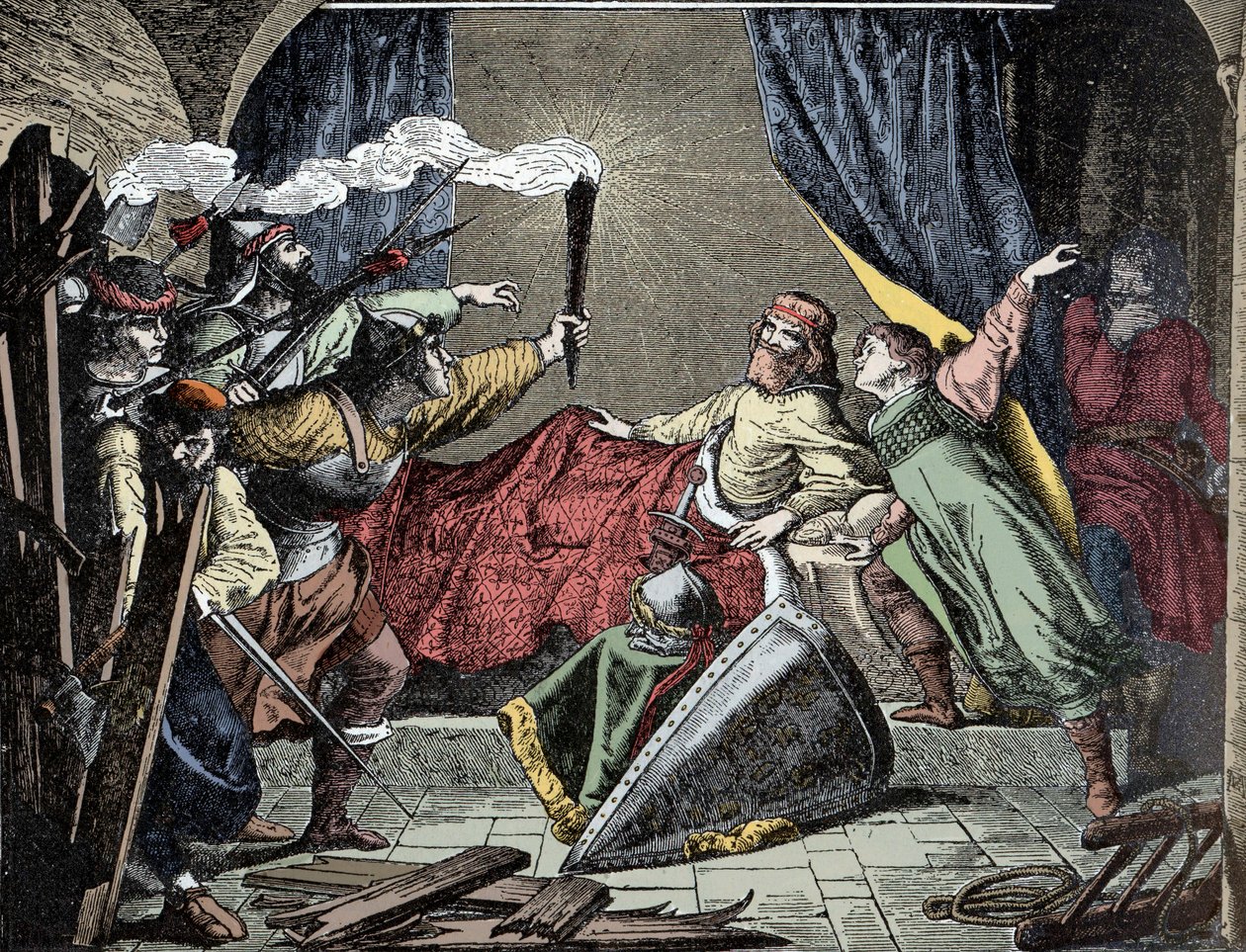 Friedrich Barbarossa w Suzie - Cesarz Fryderyk Barberousse (Fryderyk I Hohenstaufen) autorstwa Unknown artist
