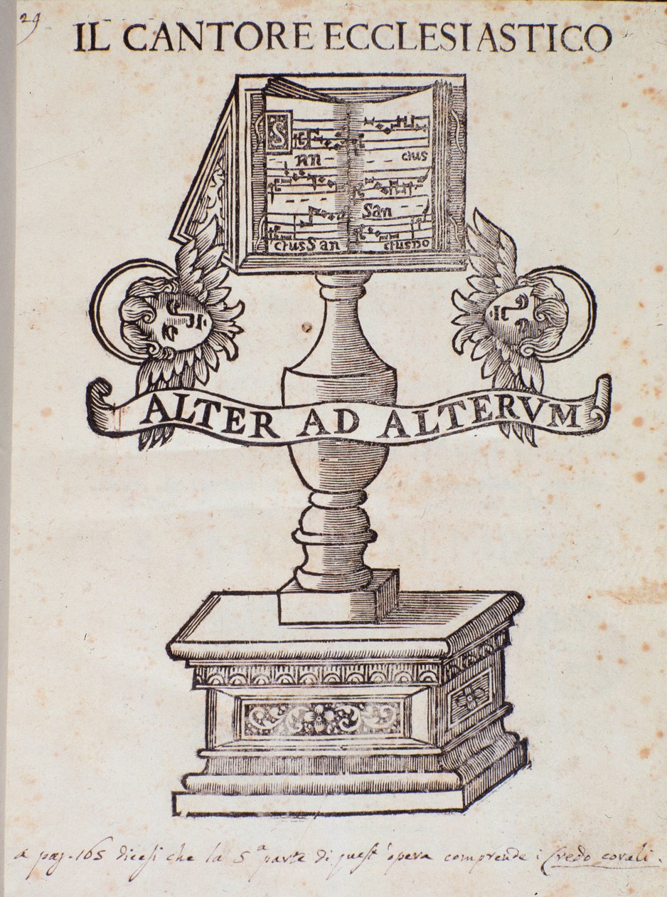 Frontyspis Il cantore ecclesiastico autorstwa Giuseppe Frezza dalle Grotte autorstwa Unknown artist
