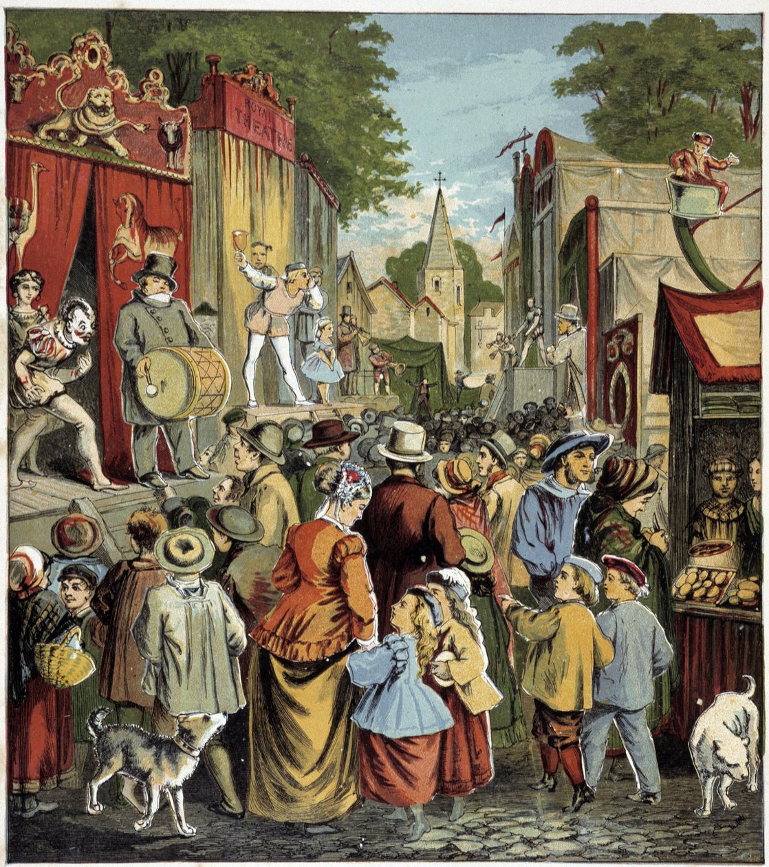 Karabinek świąteczny. Ilustracja książki dla dzieci w XIX wieku. autorstwa Unknown artist