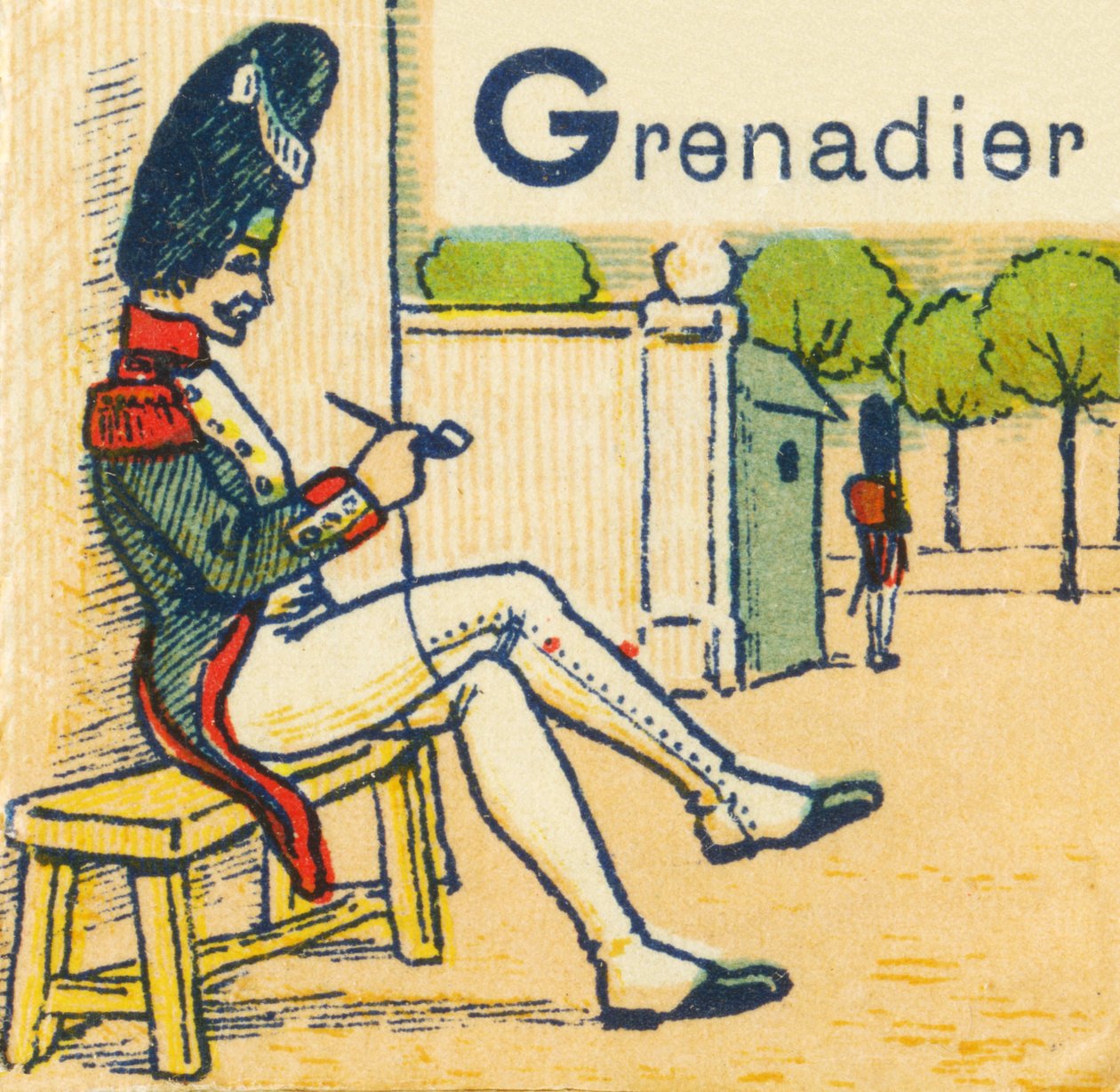 G jako Grenadier autorstwa Unknown artist