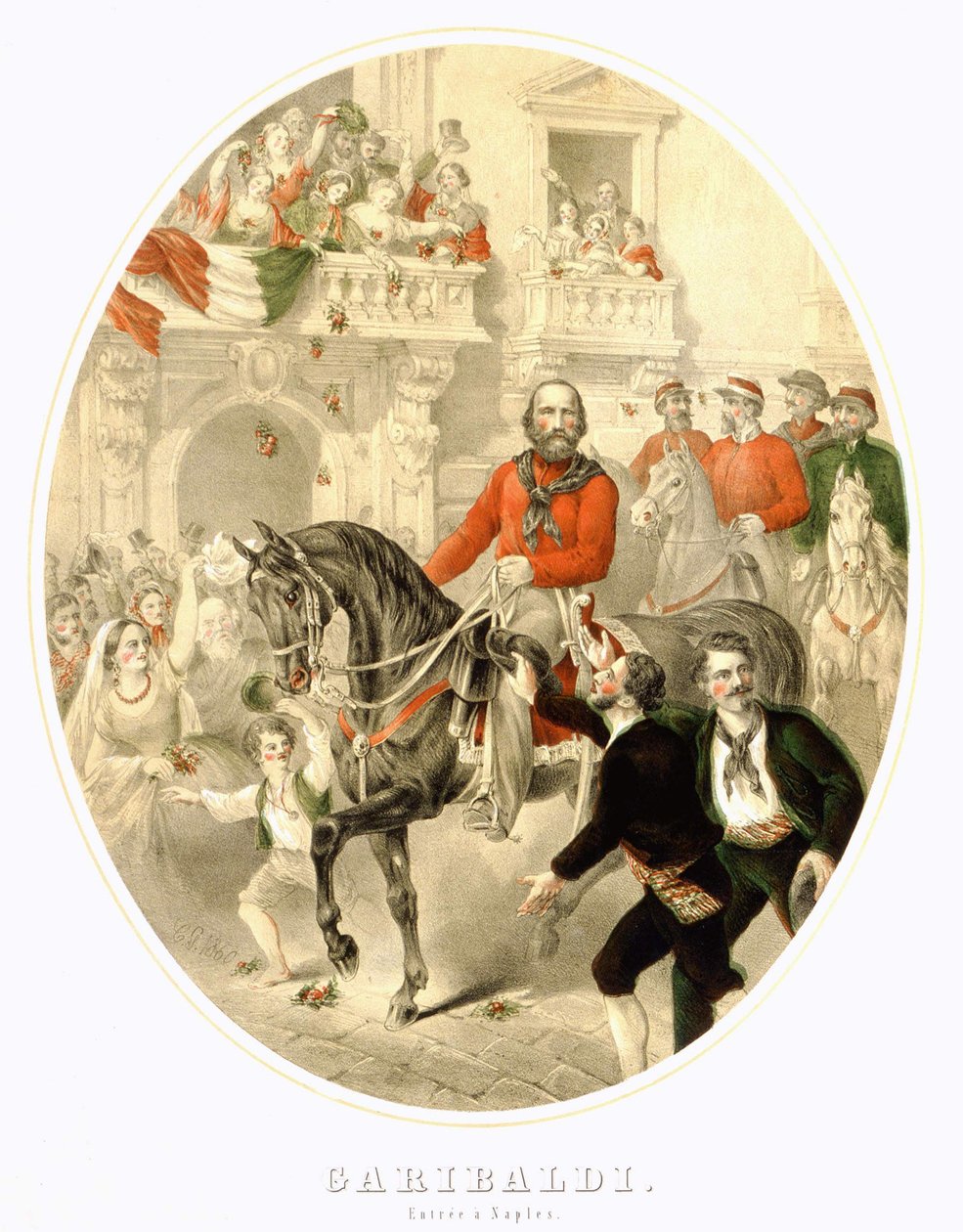 Garibaldi: Wejście do Neapolu w 1860 r. autorstwa Unknown artist