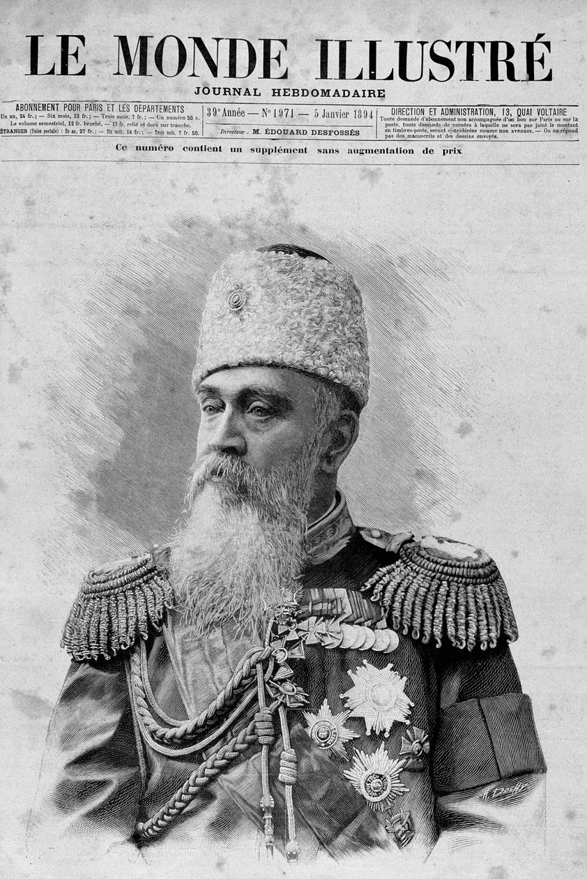 Generał Chertkoff. „Świat Ilustrowany”. 05.01.201894. autorstwa Unknown artist